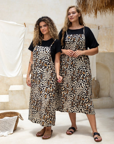 Apron Dress - Cheetah - Celestial Couture