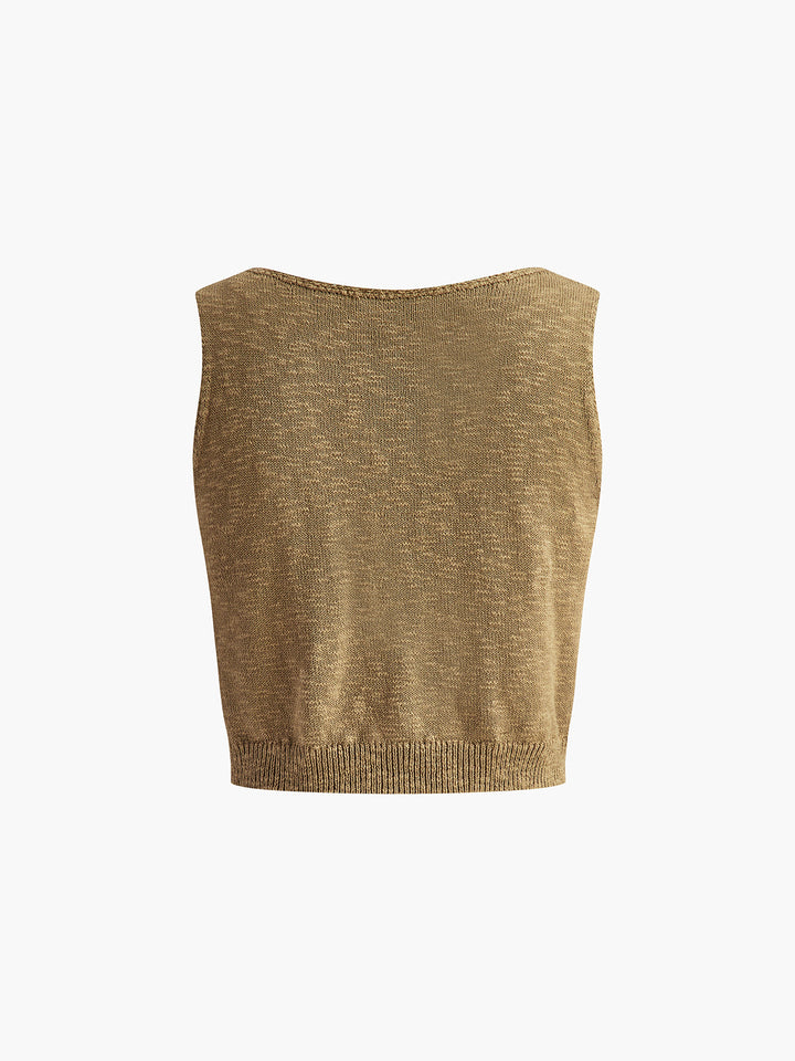 Cotton Blends Crop Top - Celestia Couture