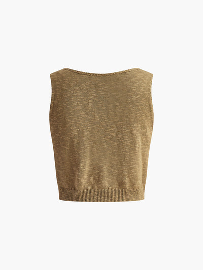 Cotton Blends Crop Top - Celestial Couture