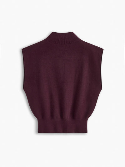 Leisurely Solid Pullover Sweater Vest