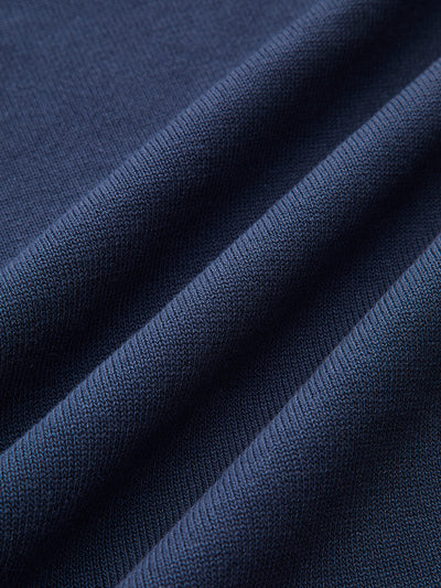 Golden Button Knit Vest Pants Set