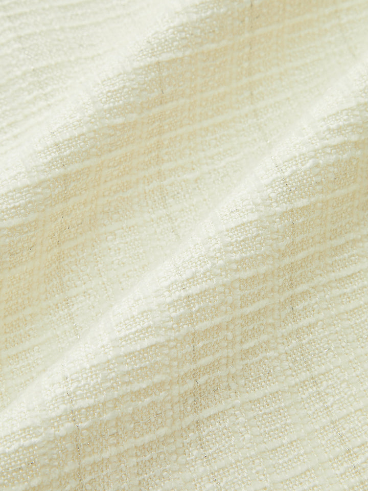 Metal Detail Tweed Belted Mini Dress