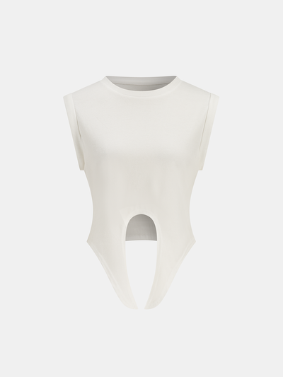 Cotton Knotted T-Shirt