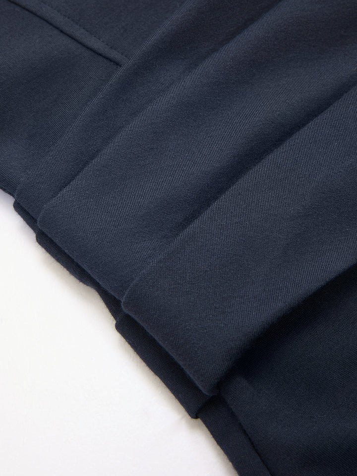 Color-Block Ruched Long-Sleeve Top