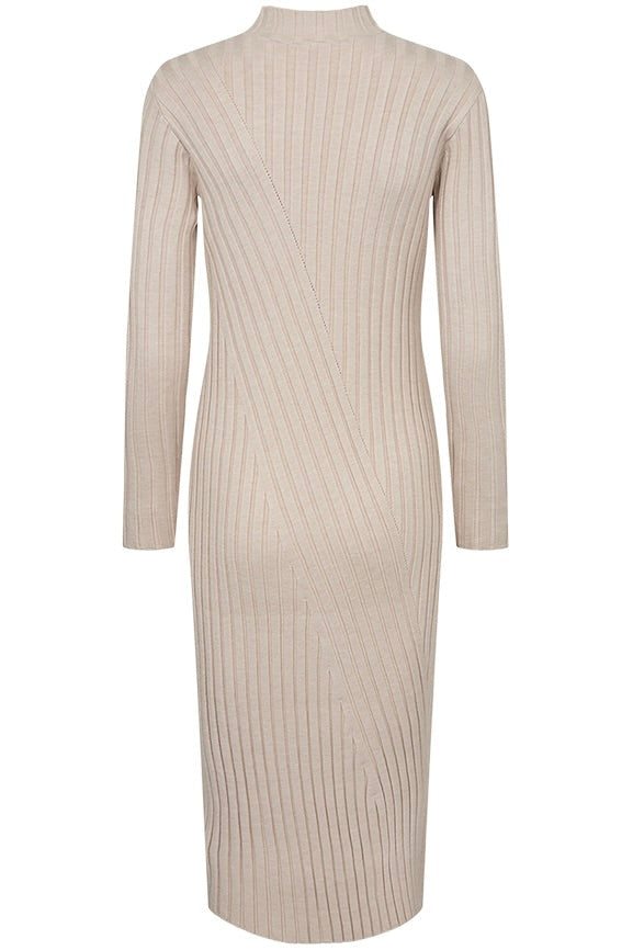 Saturn Dress 205066 | Moonbeam Melange | Kjole fra Freequent