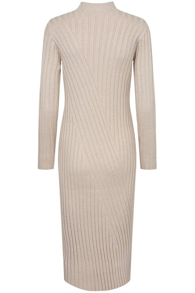 Saturn Dress 205066 | Moonbeam Melange | Kjole fra Freequent