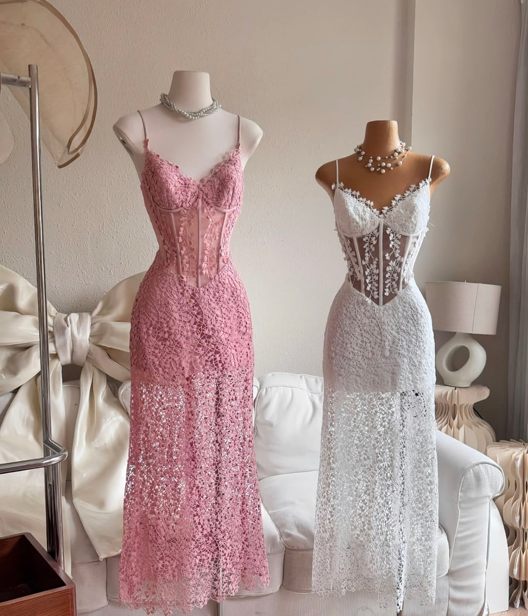 Catherine Lace Dress - Celestia Couture
