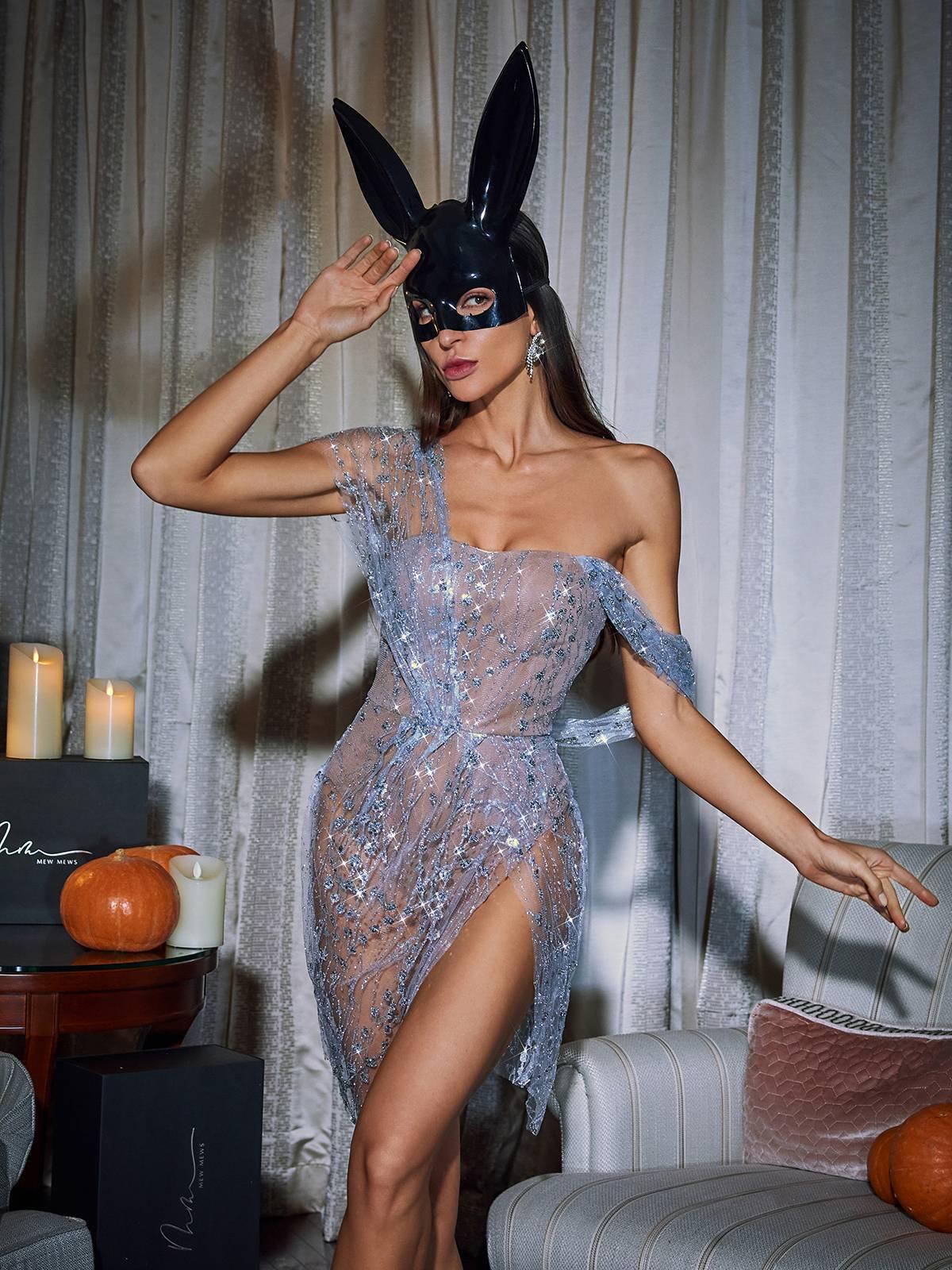 Dazzling Bailee Sparkle Sequin Mini Dress - Celestial Couture