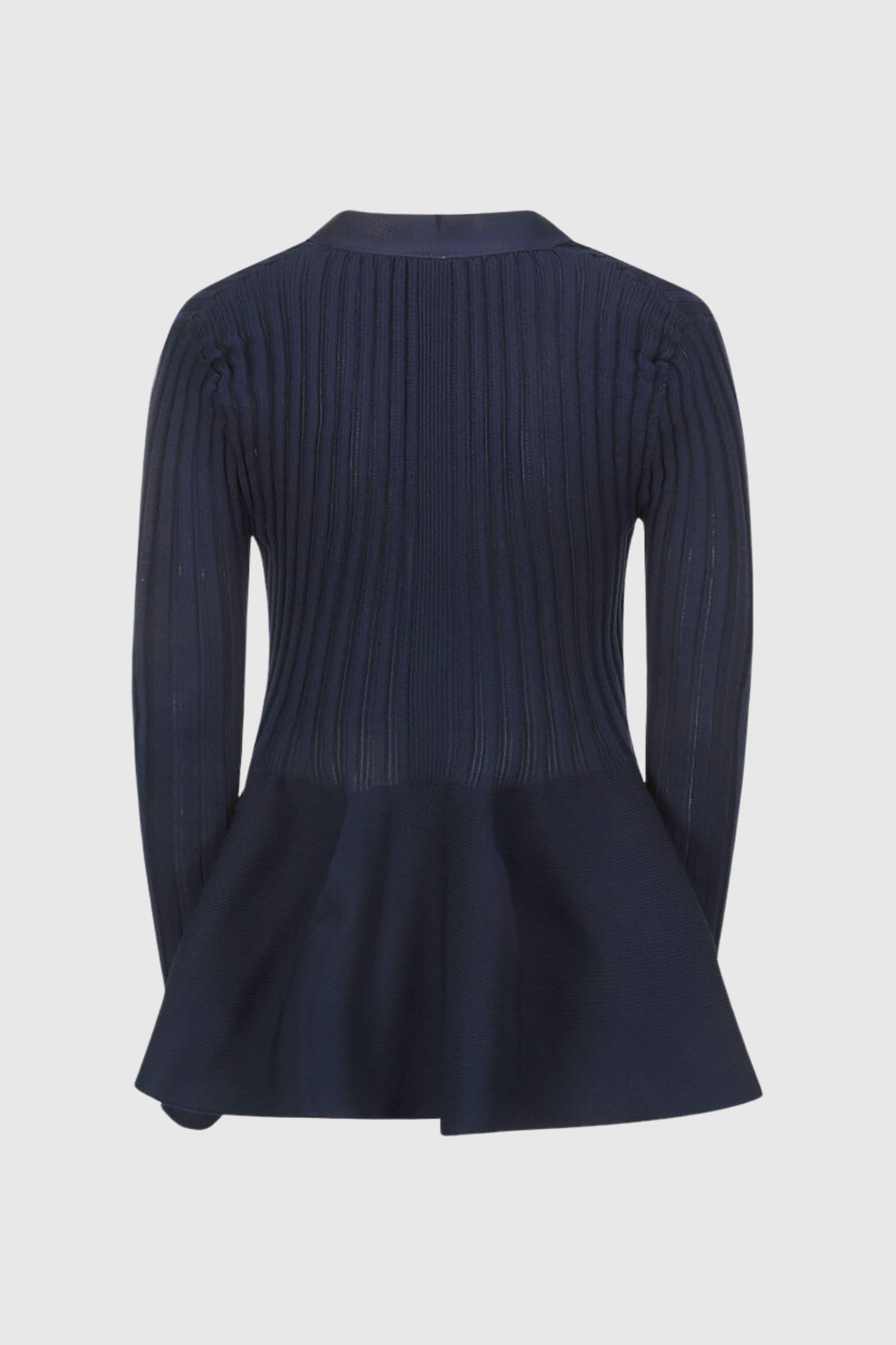 Baltenis Ruffle Long Sleeve Knit Mini Dress - Celestia Couture