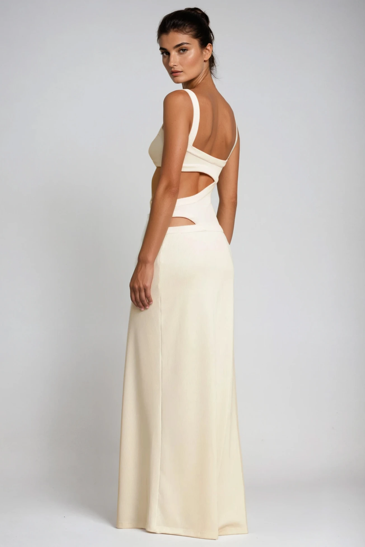Berny Cutout Spaghetti Maxi Dress