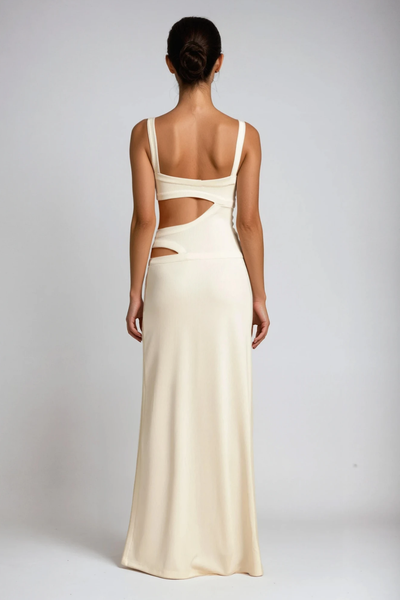 Berny Cutout Spaghetti Maxi Dress