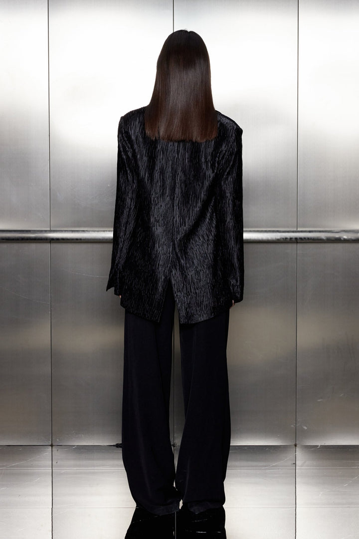 Chitra Ruch Stripe Blazer - Celestia Couture