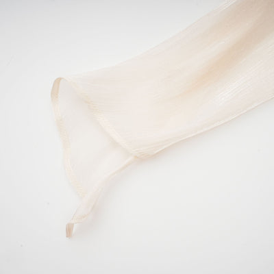 Eugénie fully-pleated ruffled mini dress in Neutrals