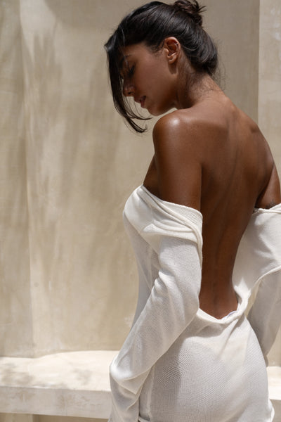 STRAPLESS TUNIC | WHITE