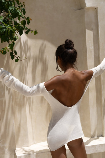STRAPLESS TUNIC | WHITE