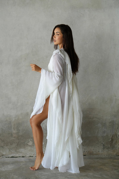 VIENTO KIMONO DRESS | CREAM
