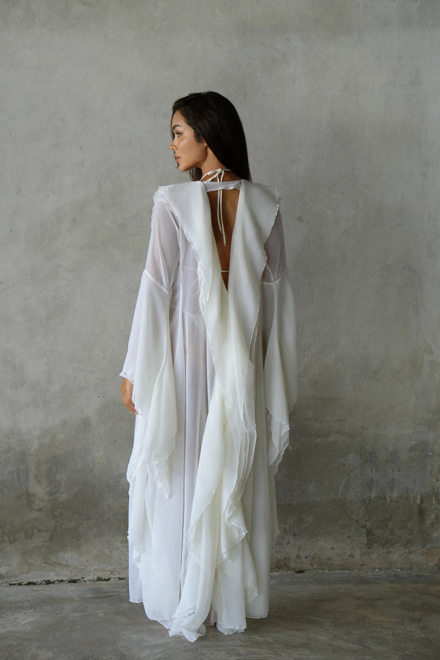 VIENTO KIMONO DRESS | CREAM