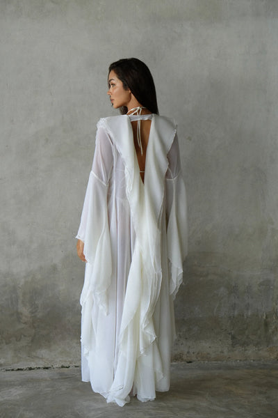 VIENTO KIMONO DRESS | CREAM