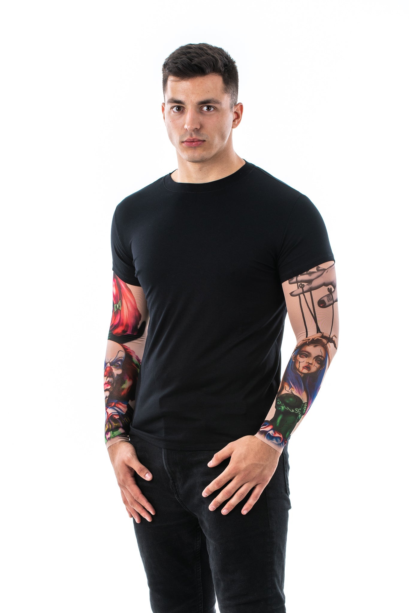 ZOMBIE CIRCUS Tattoo T-shirt for Men