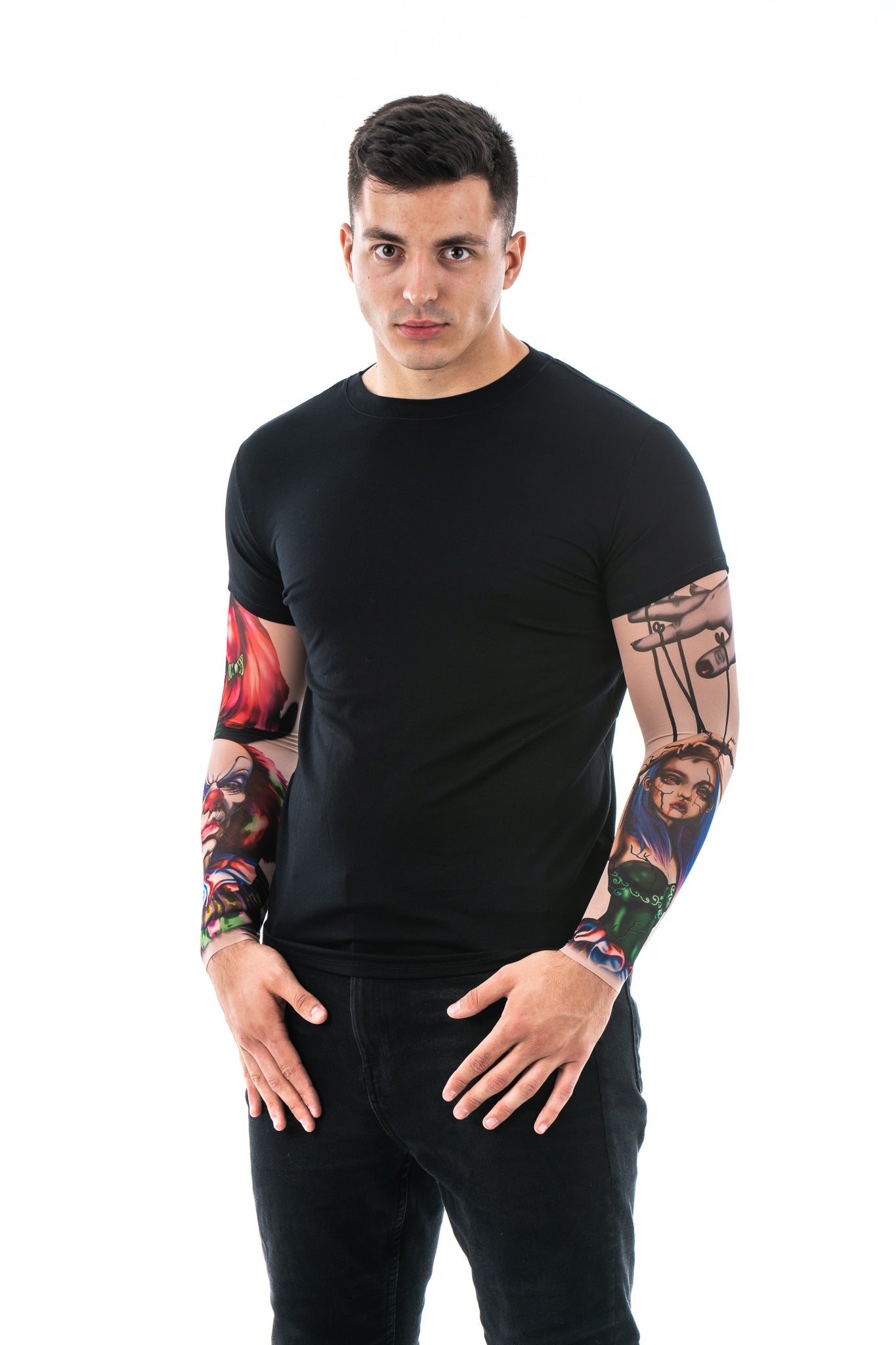 ZOMBIE CIRCUS Tattoo T-shirt for Men