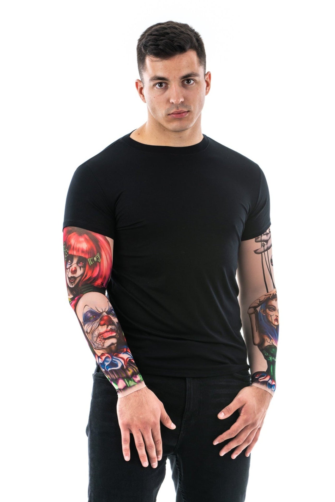 ZOMBIE CIRCUS Tattoo T-shirt for Men