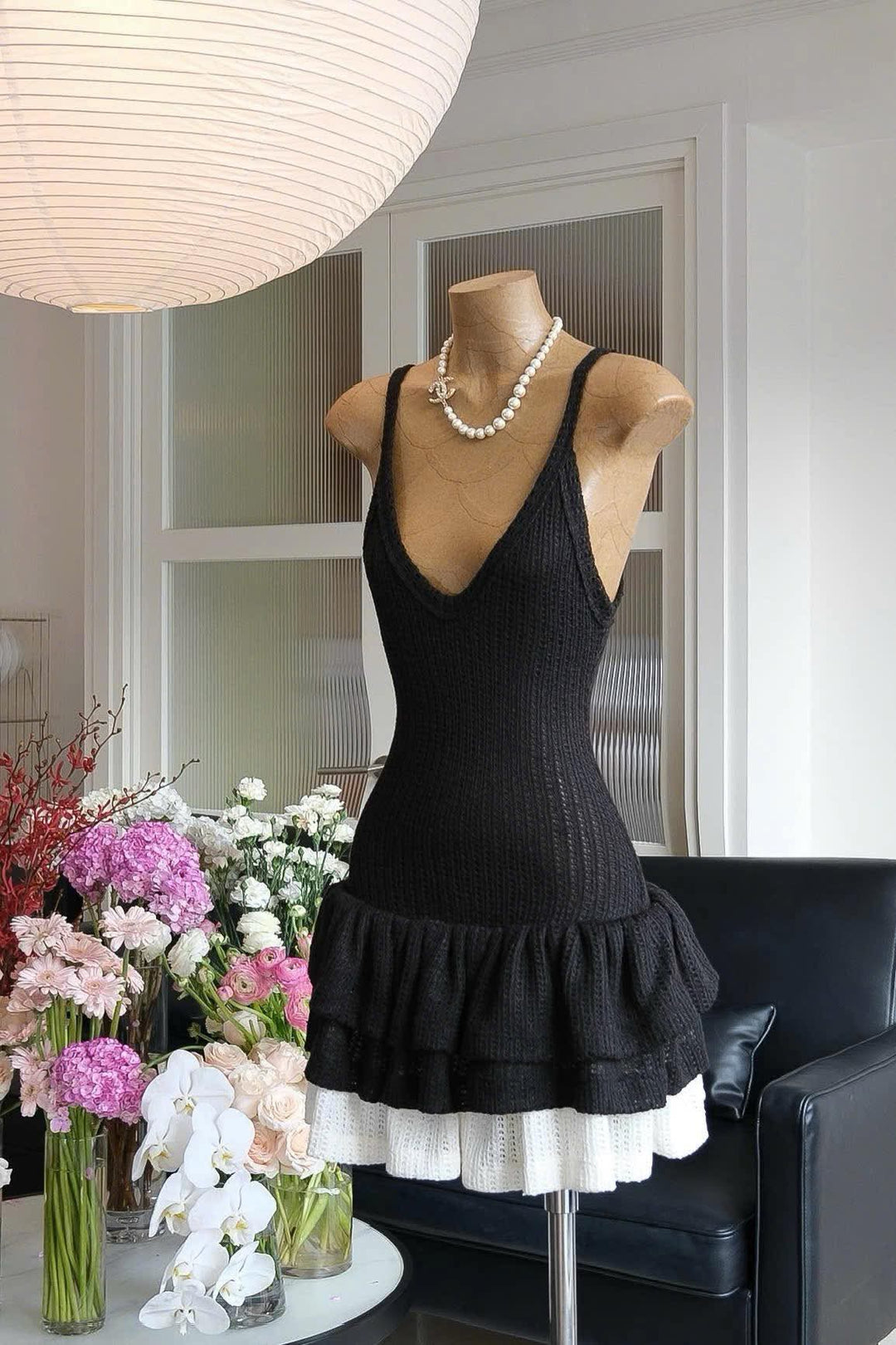 Kristiana Knit Dress - Celestia Couture