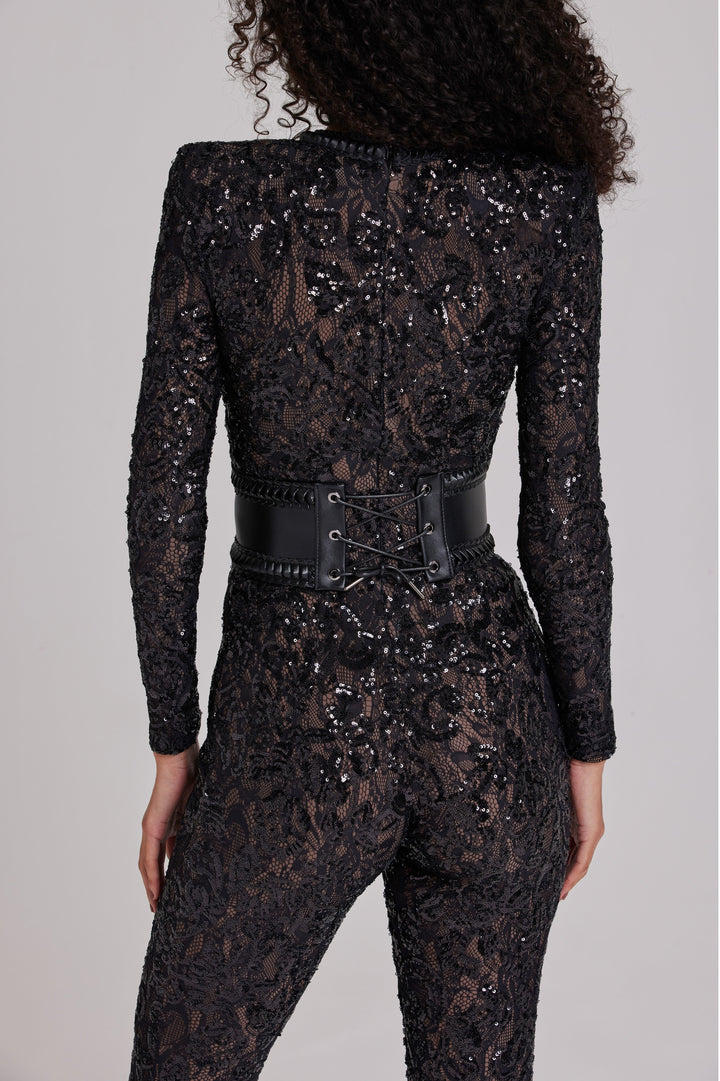 Bella Black Dark Jumpsuit