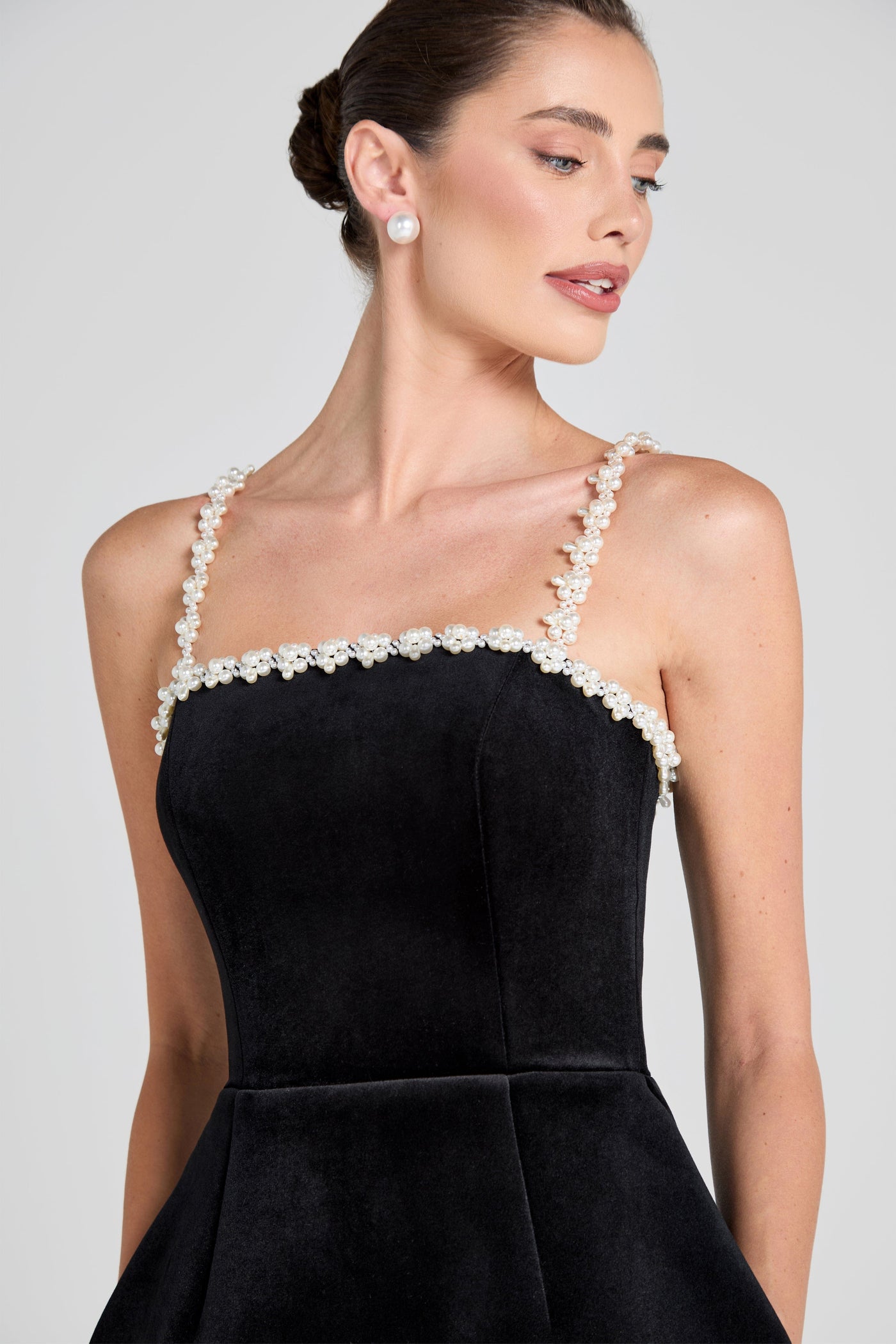 Em Velvet Black Dress