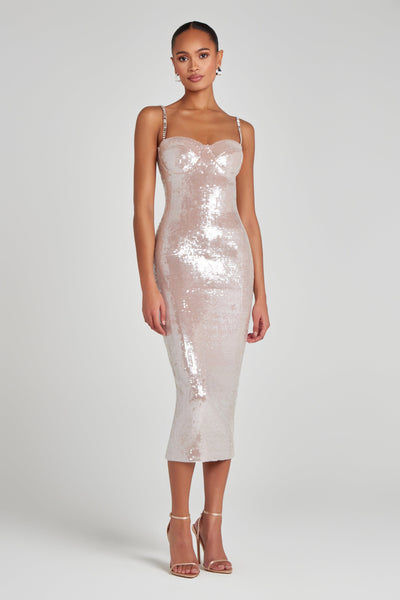 Nina Champagne Dress