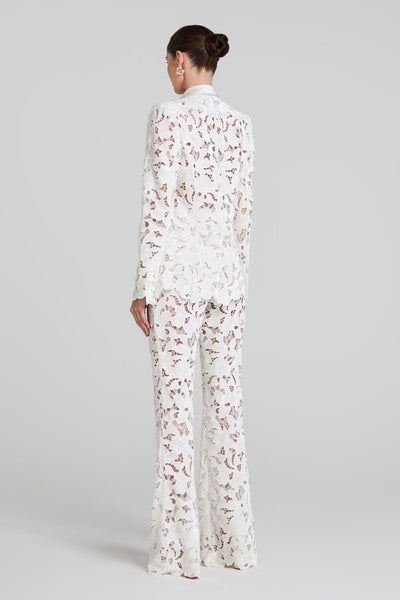Valia White Trousers