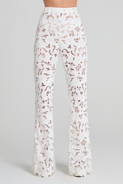 Valia White Trousers
