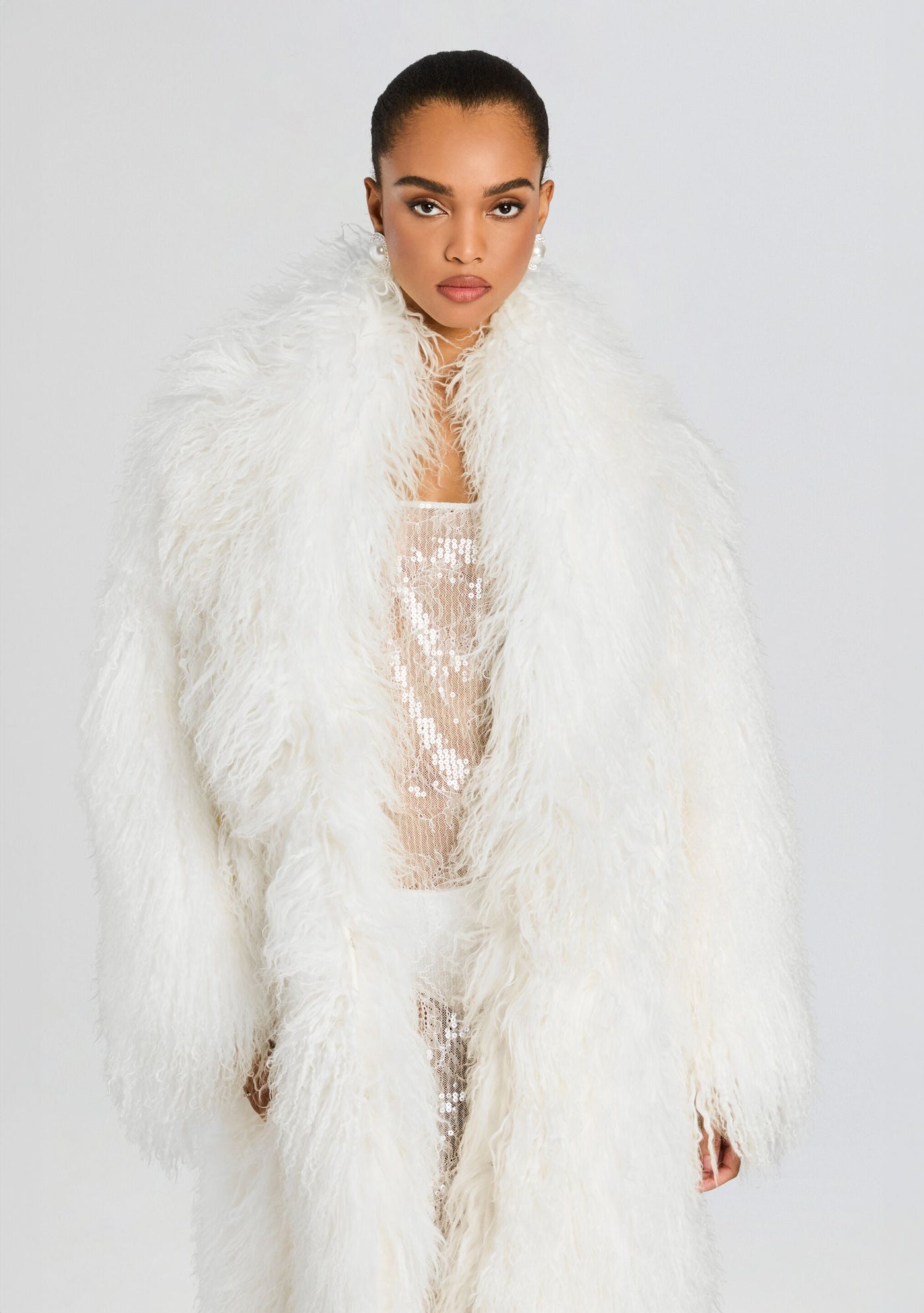 Mona - Long Fur Coat