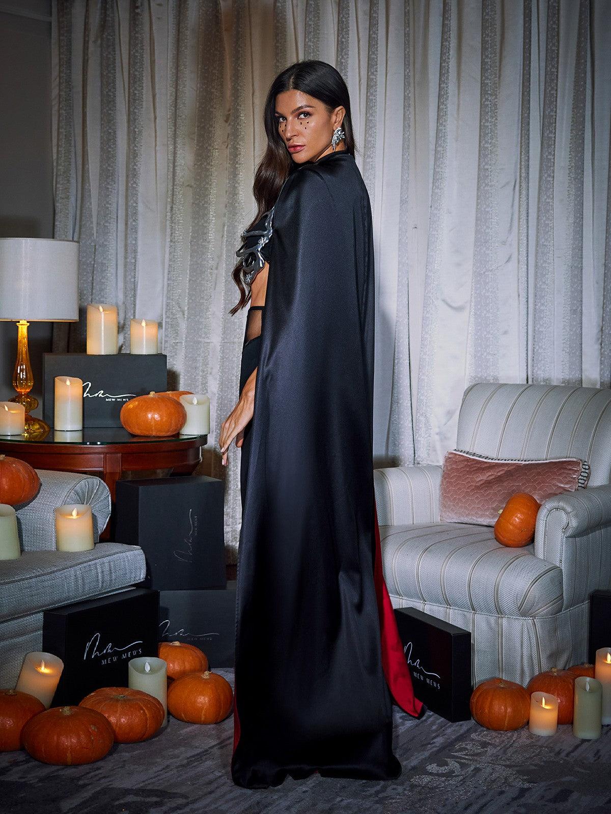 Chic Esther Cape Skirt Three-Piece Ensemble - Celestial Couture