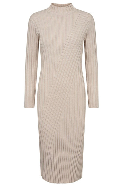 Saturn Dress 205066 | Moonbeam Melange | Kjole fra Freequent