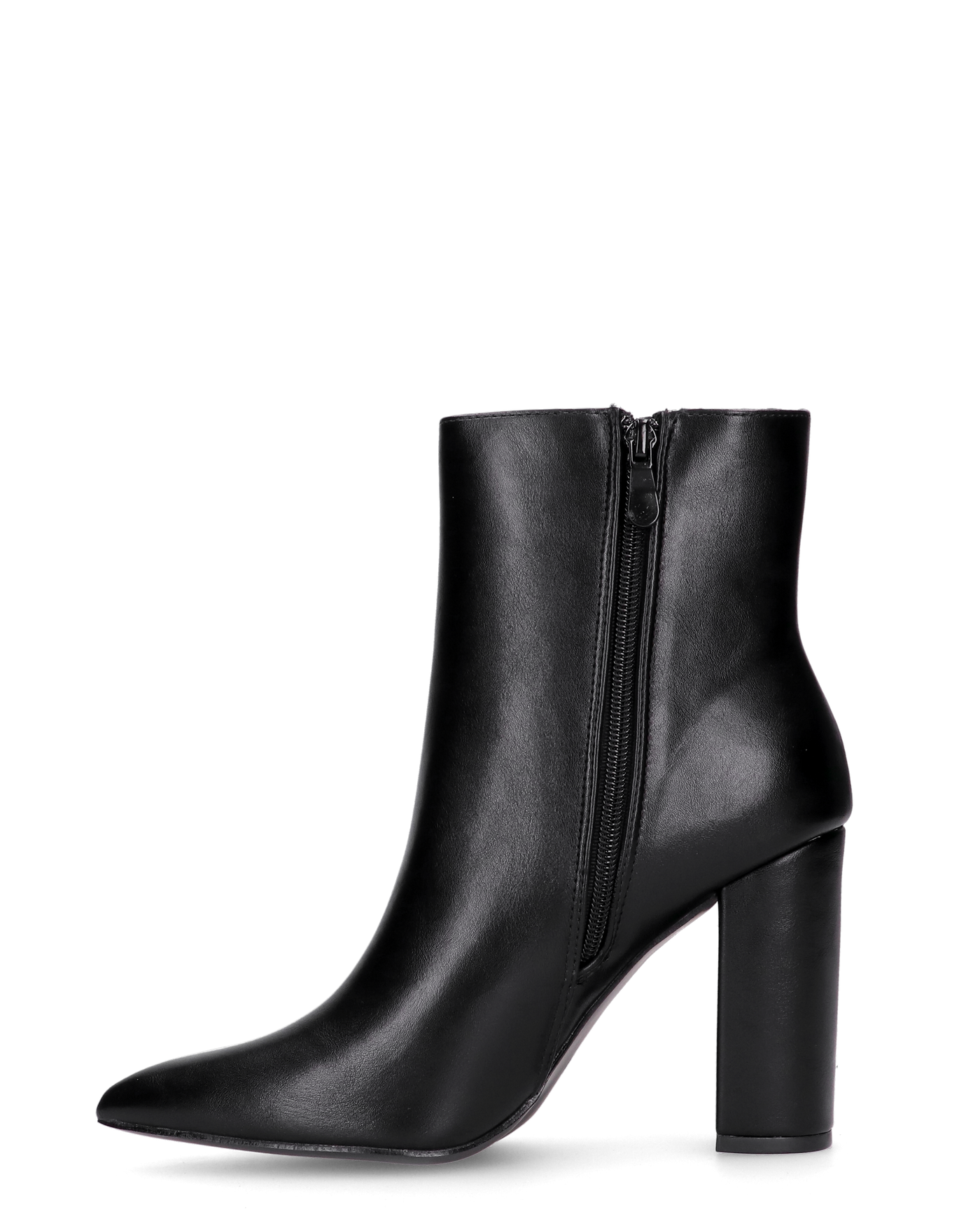 FEDRIKA -  Stivale 2 in 1 in ecopelle nera: da stivale alto a stivaletto con un semplice gesto