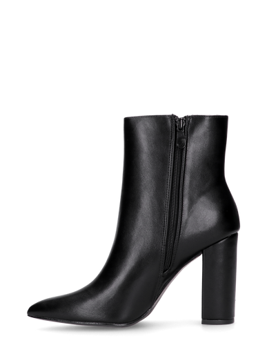 FEDRIKA -  Stivale 2 in 1 in ecopelle nera: da stivale alto a stivaletto con un semplice gesto