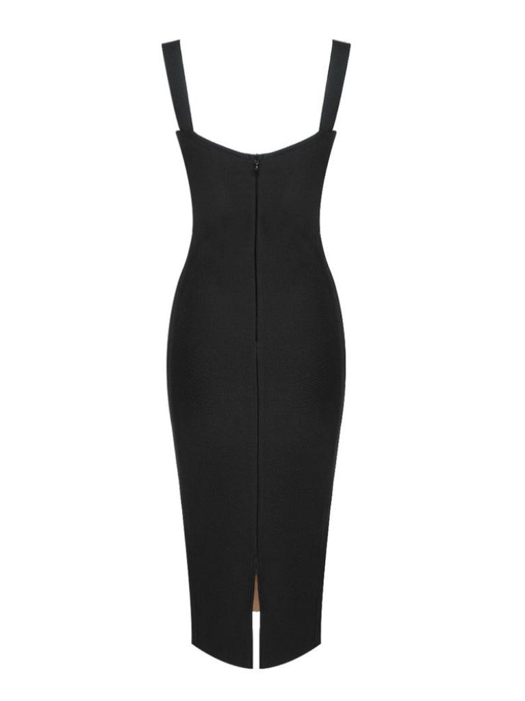 Mellissa Patchwork Lace Bandage Dress - Celestial Couture
