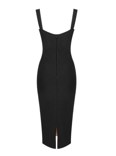 Mellissa Patchwork Lace Bandage Dress - Celestial Couture
