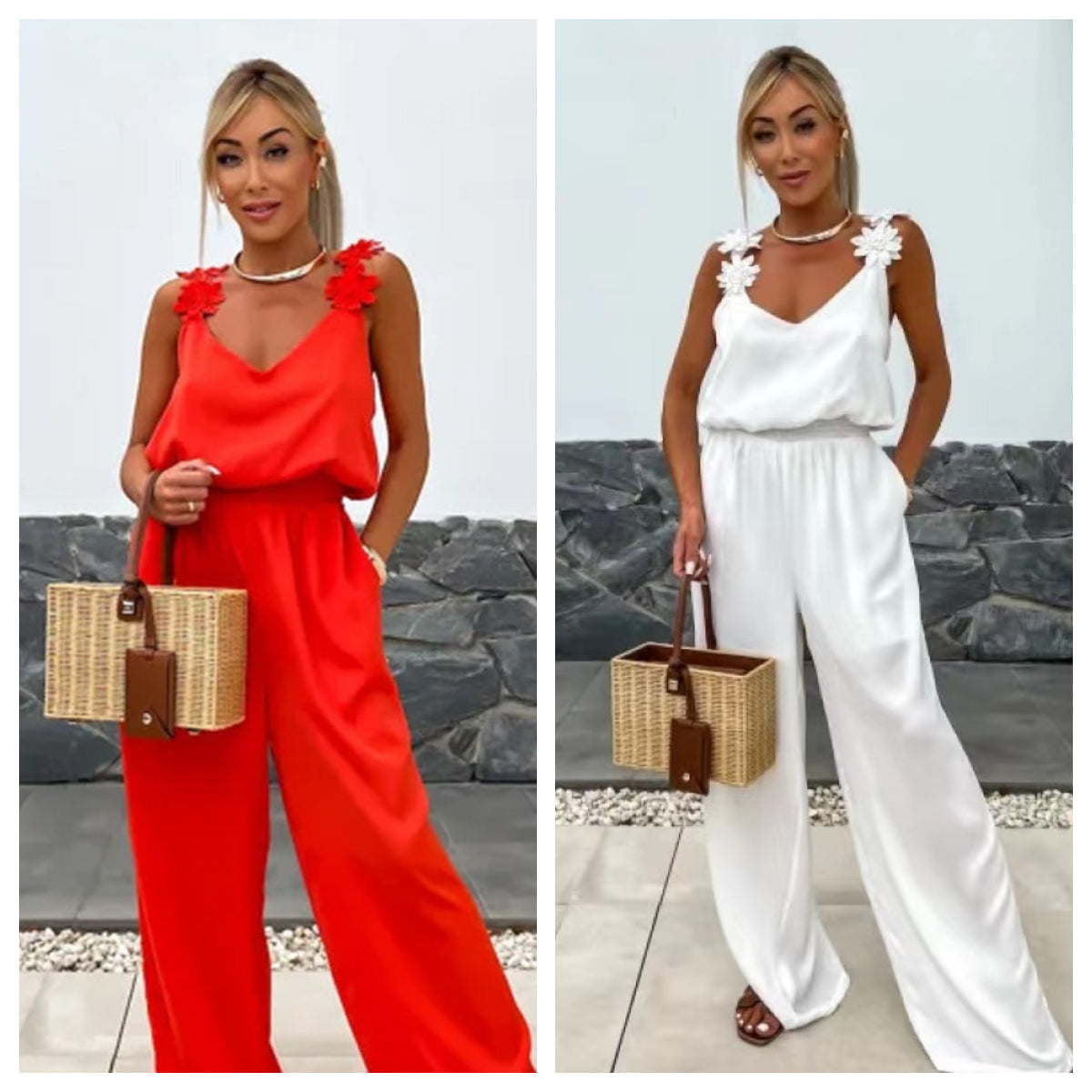 Hot Sale🔥Gold Coast Women's Sleeveless Wide Leg Jumpsuit