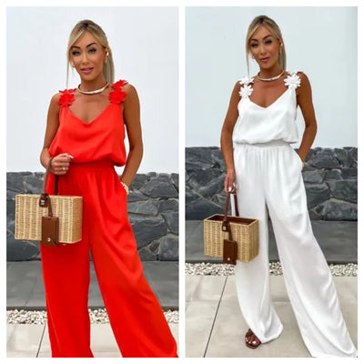 Hot Sale🔥Gold Coast Women's Sleeveless Wide Leg Jumpsuit