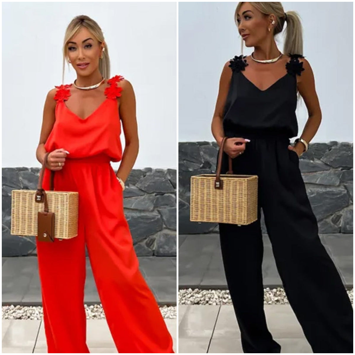 Hot Sale🔥Gold Coast Women's Sleeveless Wide Leg Jumpsuit
