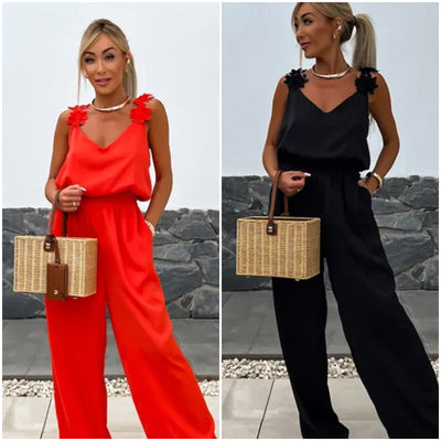 Hot Sale🔥Gold Coast Women's Sleeveless Wide Leg Jumpsuit
