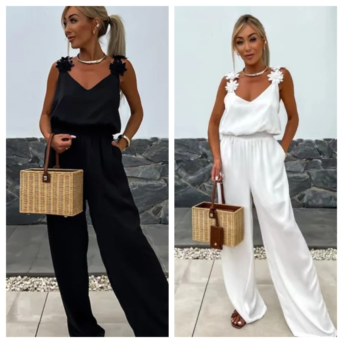 Hot Sale🔥Gold Coast Women's Sleeveless Wide Leg Jumpsuit