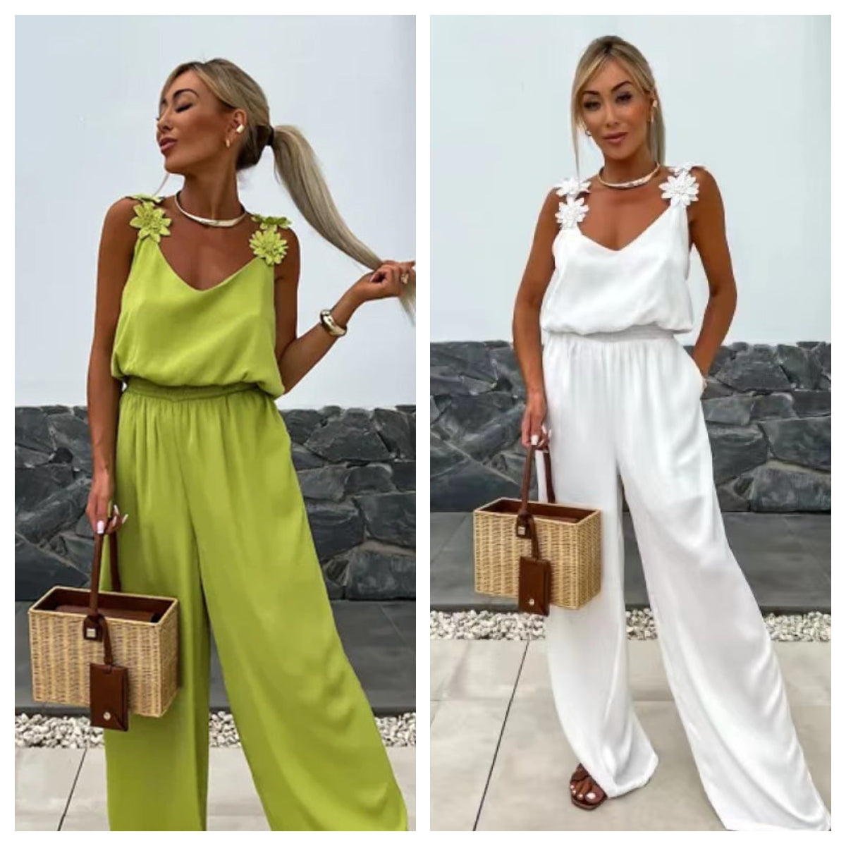 Hot Sale🔥Gold Coast Women's Sleeveless Wide Leg Jumpsuit