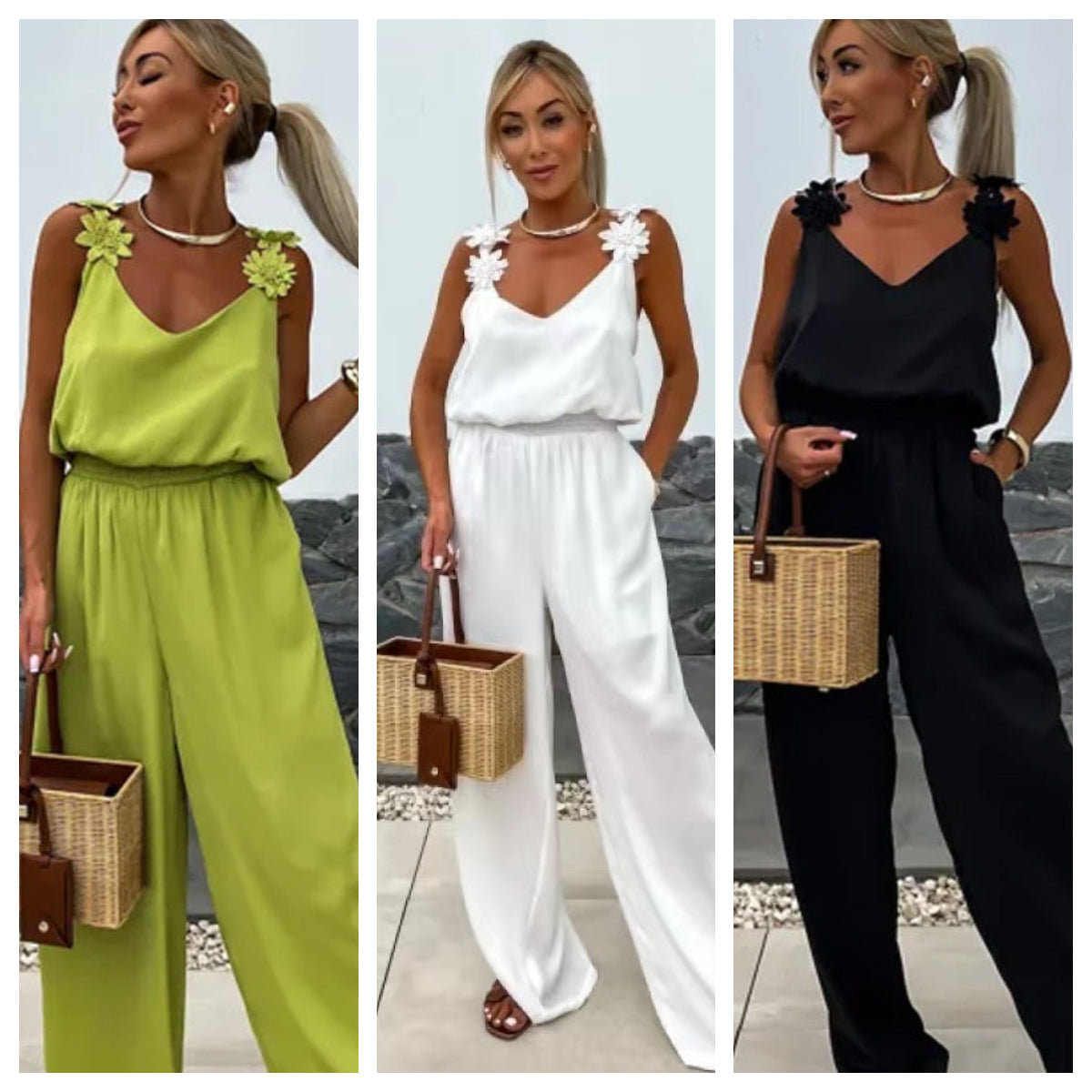 Hot Sale🔥Gold Coast Women's Sleeveless Wide Leg Jumpsuit
