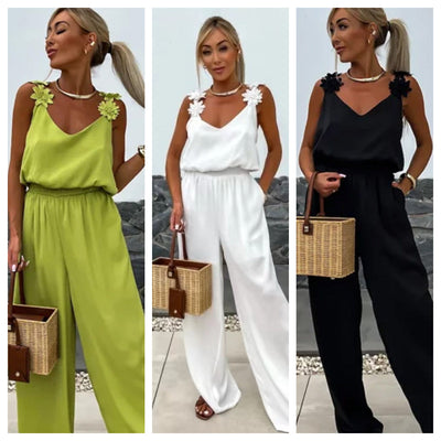 Hot Sale🔥Gold Coast Women's Sleeveless Wide Leg Jumpsuit