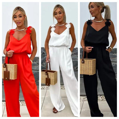 Hot Sale🔥Gold Coast Women's Sleeveless Wide Leg Jumpsuit