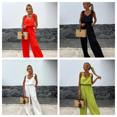 Hot Sale🔥Gold Coast Women's Sleeveless Wide Leg Jumpsuit