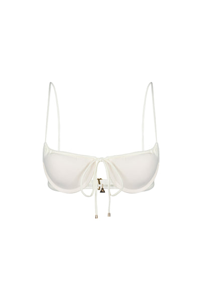 BRUNA PUSH UP TOP | VANILLA
