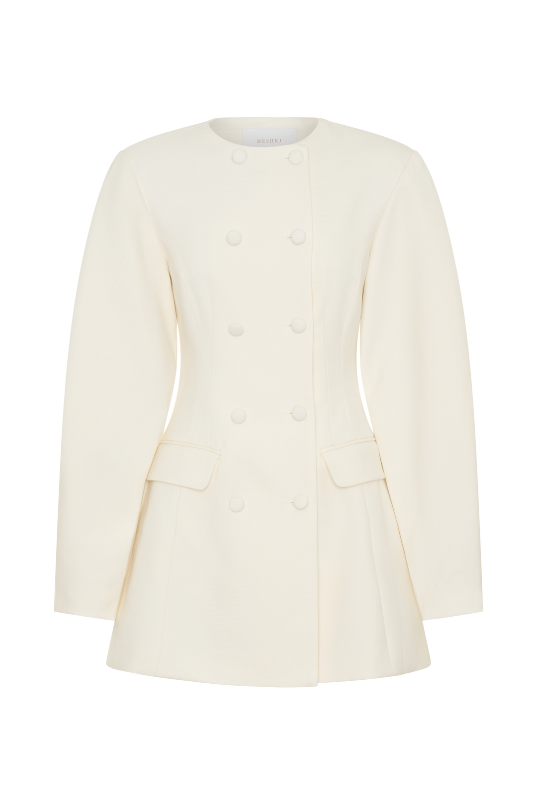 Beatrice Blazer Mini Dress - Ivory